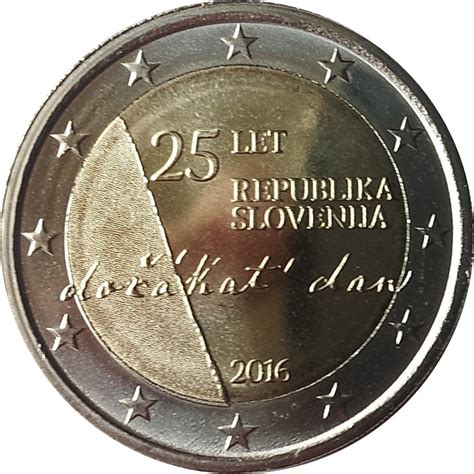 Piece De 2 Euros Rare Slovenie Pièce De 2euro Slovensko De 2009 Très