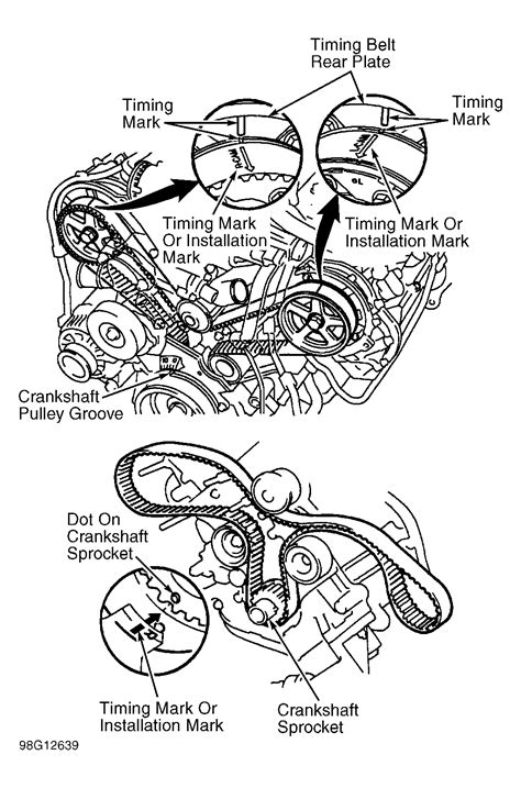 2005 Toyota Sequoia Serpentine Belt Routing And Timing Belt Diagrams