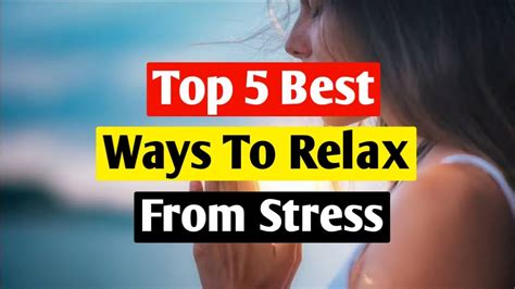 Stop Stress Now Discover The 5 Secrets To Stress Relief Youtube