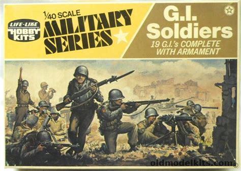 Life Like 140 Gi Soldiers Ex Revell Gi Battle Action Combat Team Figure Set 09650