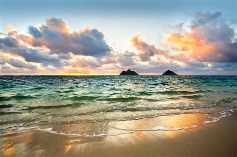 Hawaii Photography Lanikai Beach Sunrise Photo Print Oahu