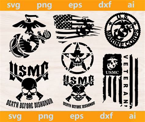 Marine Corps Svg Files Usmc Svg Patriotic Svg Marine Svg Images And
