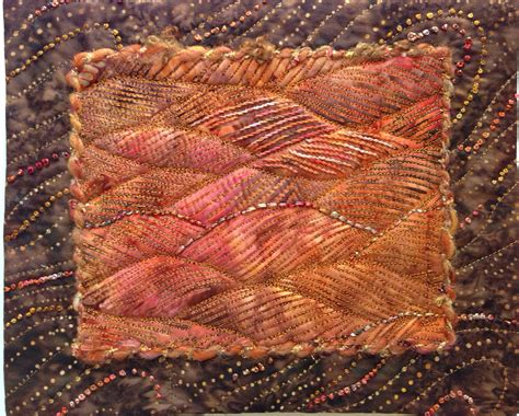 Sedona Small Quilt With Hand Stitching By Christine Vinh Of