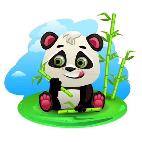 Panda Stock Vector Illustration Of Playing Childhood 58688348