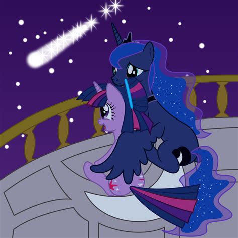 Princess Luna And Twilight Sparkle Stargazing By 90sigma On Deviantart