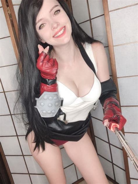 [f] showing some love for you ~ tifa lockhart by evenink cosplay porn pic eporner