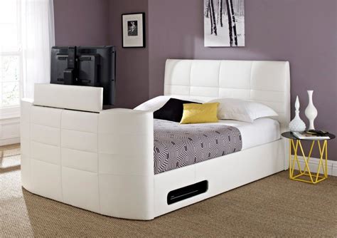 Canvas Of Cool Beds With Built In Tv Leather Bed Tv Beds Bed Frame