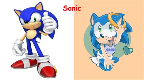 Sonic As Baby Sonic Gender Swap Sonic In Real Life Youtube