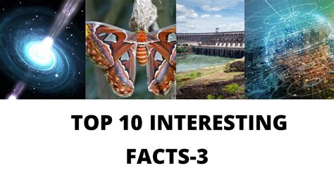 Top 10 Interesting Facts 3 Youtube