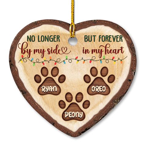 Forever In My Heart Memorial Personalized Ornament Sandjest