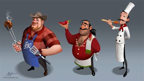 World Chef Characters By Javieralcalde On Deviantart Game Character