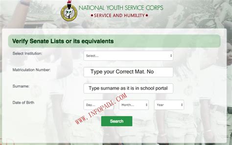 NYSC Foreign Graduates Physical Verification, Evaluation and