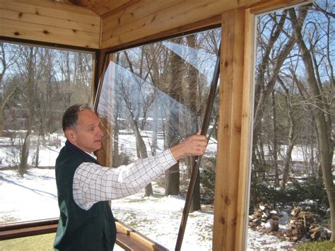 Discover how to make a diy wooden storm window that is a perfect fit for any historic double hung window. Screen Porch Panels | Porch enclosures, Screen porch ...