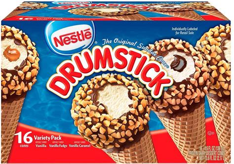 Nestle Drumstick Sundae Cones Variety Pack 16 Ct —