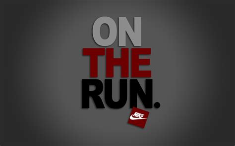 Nike On The Run Hd Desktop Wallpaper Background Download