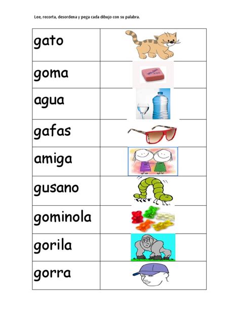Frases Con Ga Go Gu