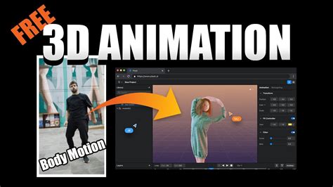 Free 3d Animation Tool With Body Motion Capture In Minutes Convert