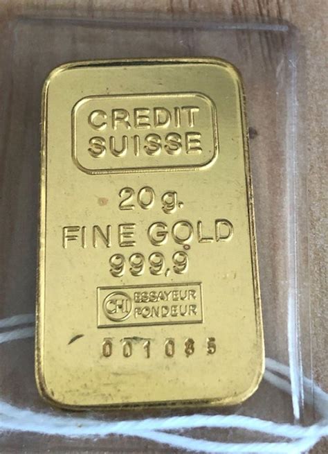 Bottom line mmx sets the standard and you will not be disappointed with your investment. Credit Suisse 20 gram fine gold 999.9 ingot bar,