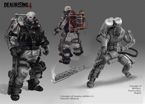 Submitted 3 days ago by llkanell. ArtStation - Dead Rising 4 - Military Exosuits, Kev Chu