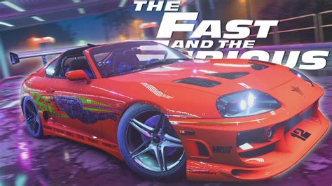 The Fast And The Furious Toyota Supra Nfs Heat Mods Youtube