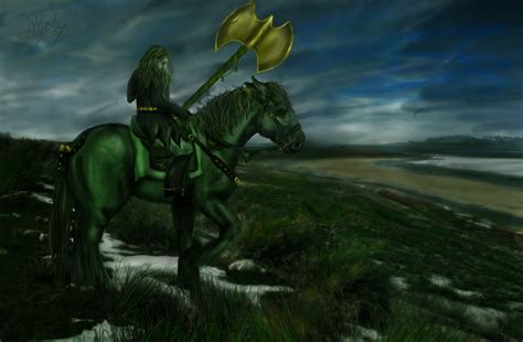 When he gets sent back home, he battles dr. The Green Knight by MelloYello on DeviantArt
