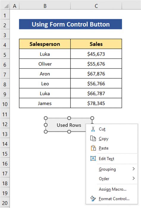 How To Create A Macro Button In Excel Quick Methods