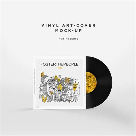 Download Vinyl Disc Cover Art Mock-up { PSD Freebie } on Behance