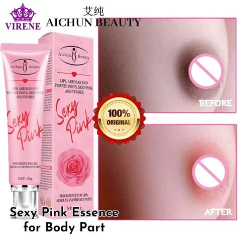 【100 original】aichun beauty sexy pink gel nenhong essence lightening