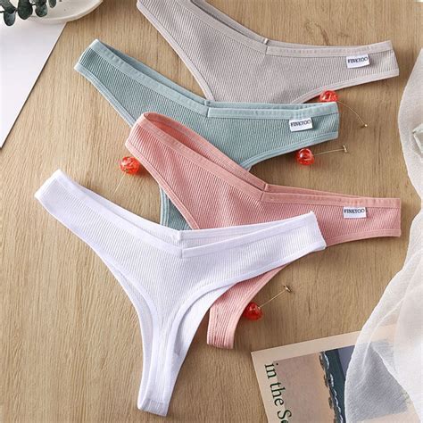 Ready To Ship G String Panty Cotton Womens Underwear Sexy Panties Female Underpants Thong