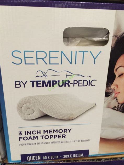 They hold you in position and offer uncompromised. Costco-1108640-Serenity-by-Tempur-Pedic-Mattress-Topper ...
