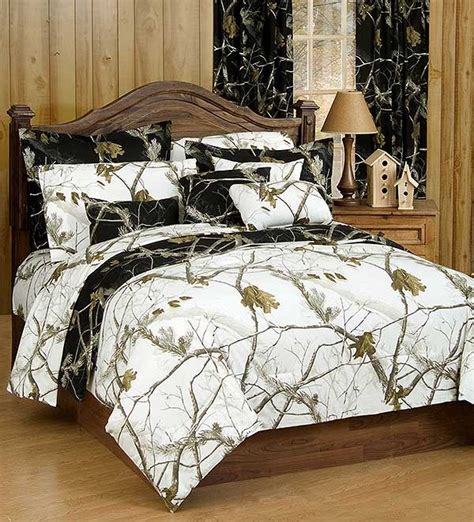 Camouflage flannel twin bed sheets in the classic army camo design is ideal for the young boy's bedroom. AP Black and White Camo Twin Size Comforter & Sham Set ...