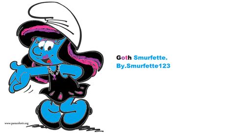 Goth Smurfette By Smurfette123 On Deviantart