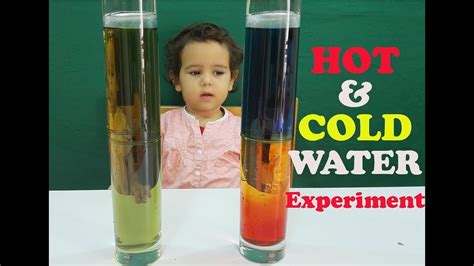 Hot And Cold Water Density Experiment Youtube