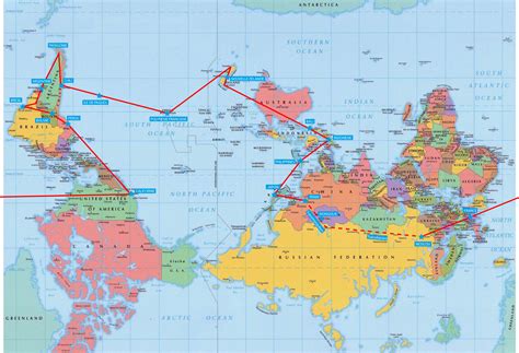 Carte Du Monde Avec Vrai Echelle - Pourquoi une carte du monde à l’envers