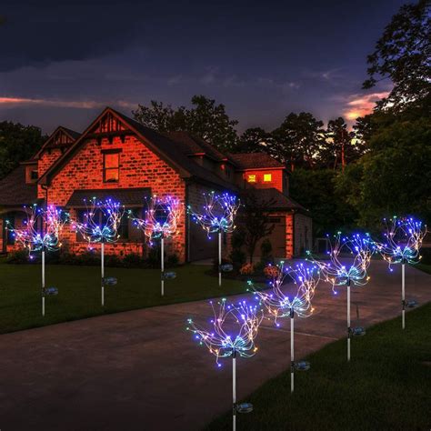 Led Solar Firework Lights Outdoor Waterproof Fairy Garland 90150 Leds