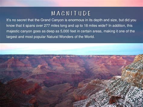 Interesting Facts About The Grand Canyon
