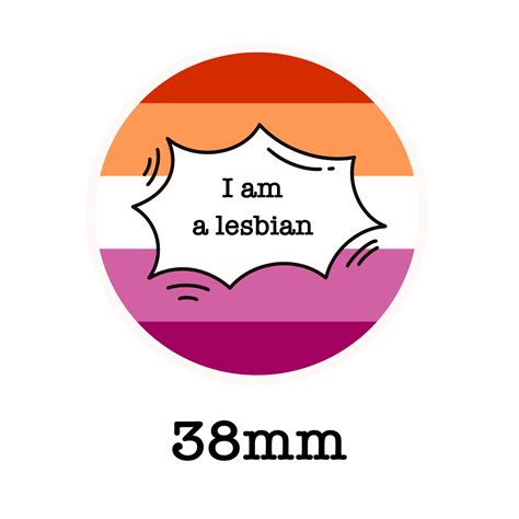 i am a lesbian pin badge sexuality and gender pin lgbt etsy uk