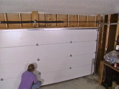 How To Frame A Garage Door In Block Wall Video Installing Garage