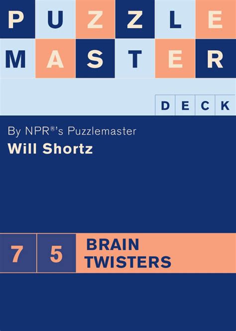 Puzzlemaster Deck 75 Brain Twisters Ebook In 2019 Brain Twister