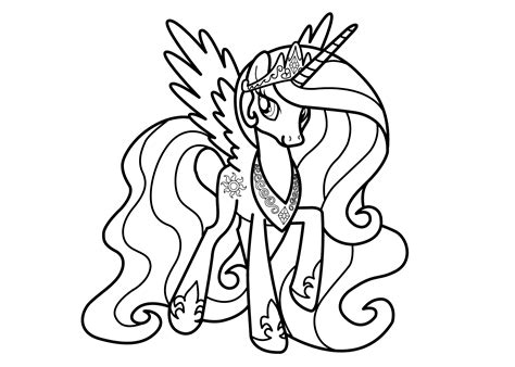 Mlp Luna Coloring Pages At Free Printable Colorings