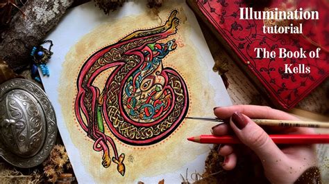 How To Draw Illuminated Letter T From Book Of Kells Celtic Art