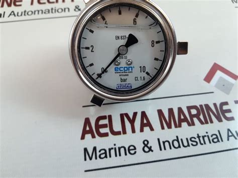 Wika En 837 1 Pr Pressure Gauge 0 To 10 Bar Aeliya Marine