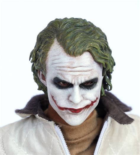 Heath Ledger Joker 16 The Dark Knight Head Carving Model Accessory Action Figures Tv Movie