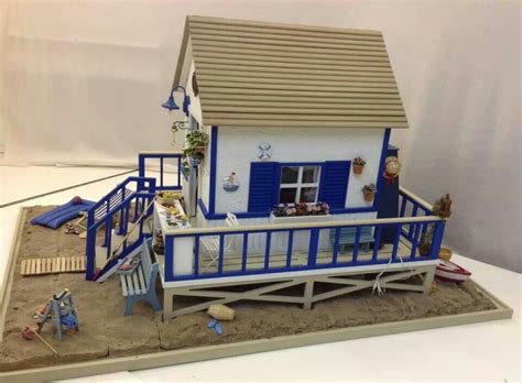 Miniature Beach Dollhouse Right Side Anandaminiatures Doll
