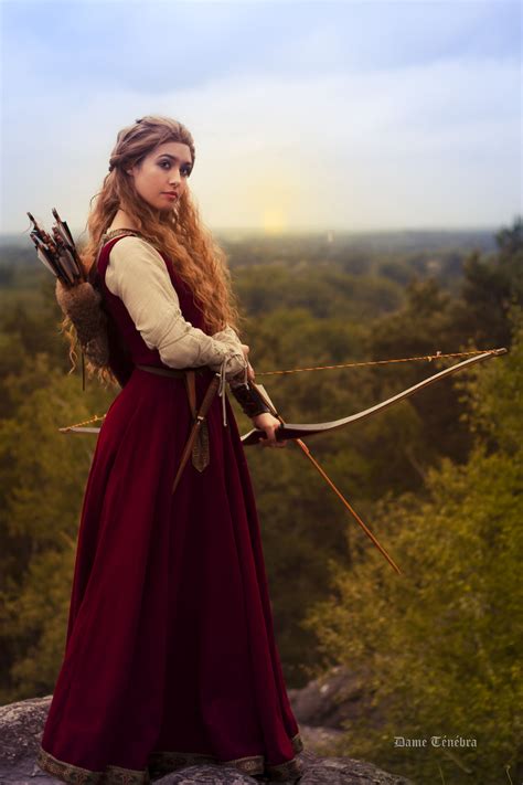 Lilwen The Warrior Female Archer Medieval Dress Warrior Woman