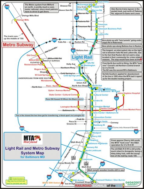 The Baltimore Light Rail System