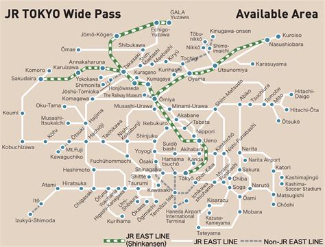 Japan Train Travel Tips How To Use Japan Rail Tokyo Wide Pass