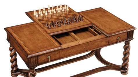 Gaming coffee table with hidden vault: high end furniture game coffee table