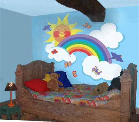 Feb 24 2016 explore grace borengasser s board rainbow murals on pinterest. rainbow rooms | Rainbows | Kids room murals, Rainbow ...