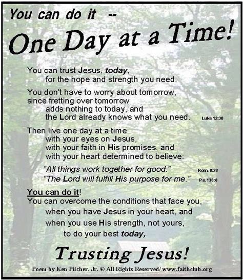 119 Best Images About Today One Day At A Time On Pinterest Christ
